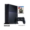   Sony PlayStation 4 500GB(CUH-1216A) +  The Witcher 3: Wild Hunt   (PS4)